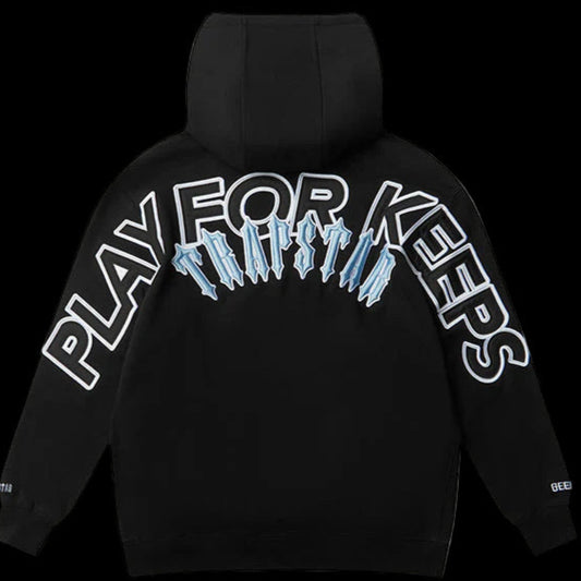 Geedup x Trapstar PFK x Irongate Hoodie 'Black Cool Blue'